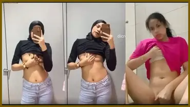 Cewek Jilbab Manis Ini Pap Tocil Dan VCS Sambil Mastrubasi poster